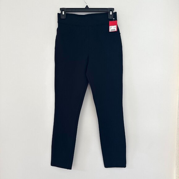 NEW Spanx Women Perfect Black Pant Size Small Pull On Ankle Stretch Career Ponte - Picture 1 of 11